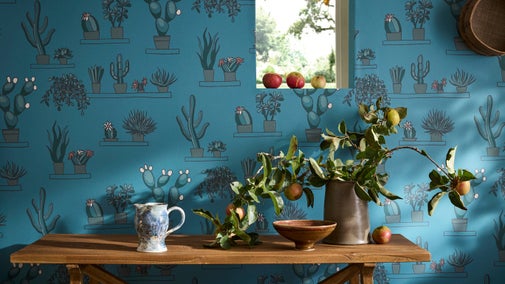 Mr Straw's Greenhouse wallpaper